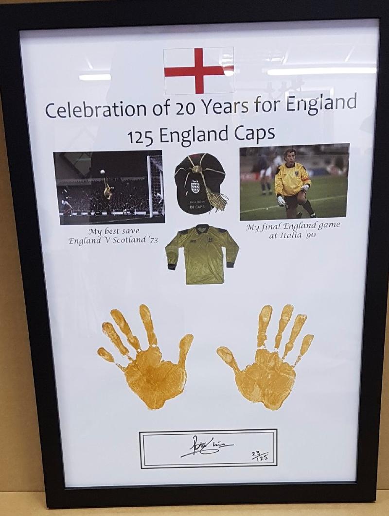 Celebration of Peter Shilton's 125 England Caps